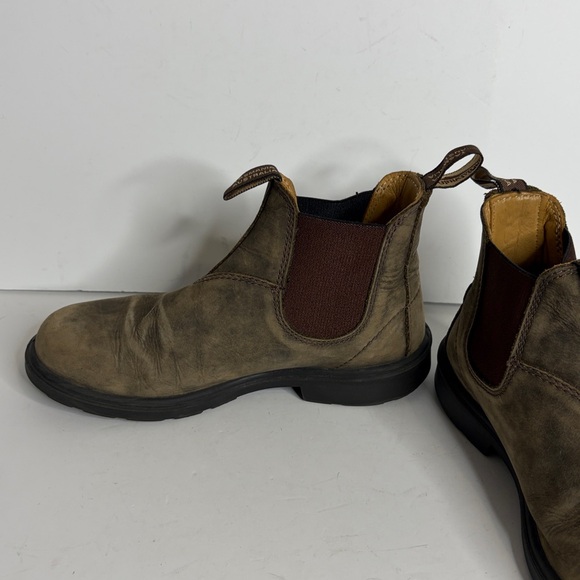 Blundstone Boots Womens AU 3 US 6 Rustic Brown Leather Chelsea Classic 585 - Picture 7 of 13